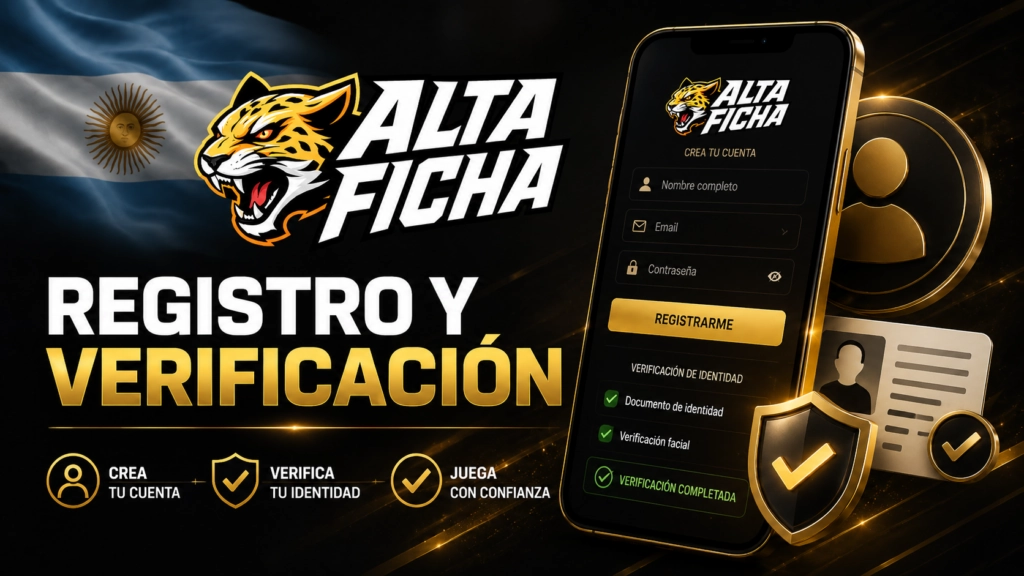 Registro de cuenta y verificación de identidad en Altaficha